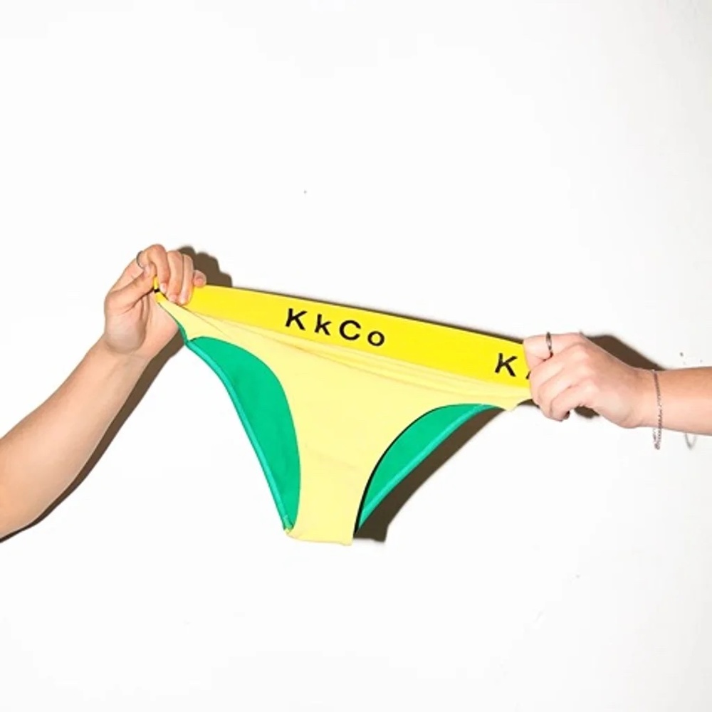 KkCo Dag Brief in Lemon & Lime Size Small